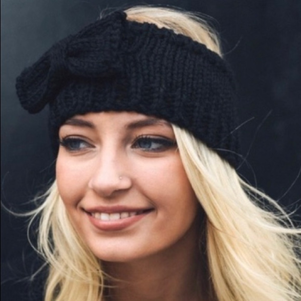PRIVATE LABEL : Headband/Ear Warmer with Bow Detail
